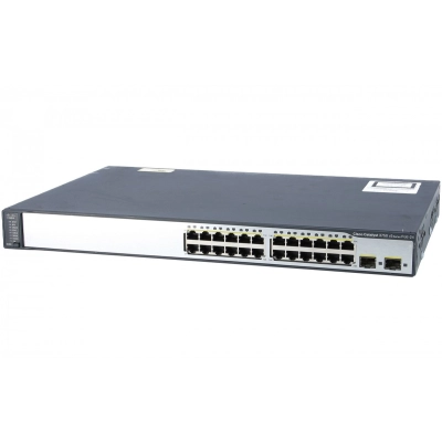 Коммутатор Cisco Catalyst WS-C3750V2-24PS-S (USED)